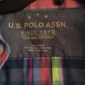 Boys Polo Button Up
